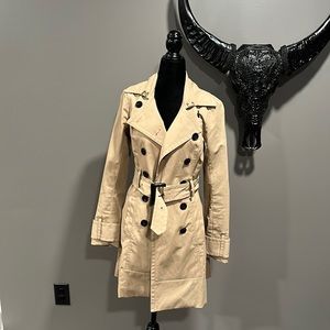 New York & co camel trench coat